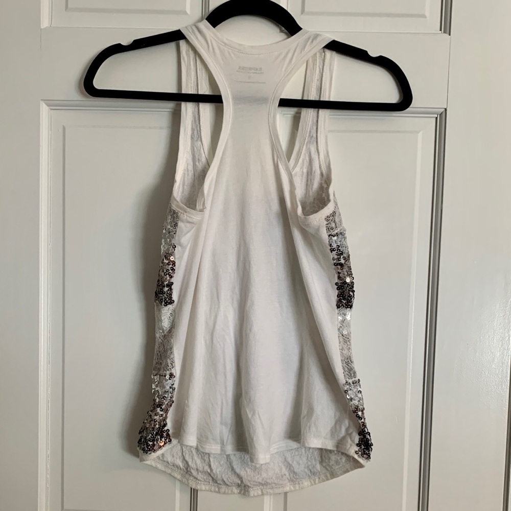 Express Sequin Racerback Tanktop - Picture 2 of 3